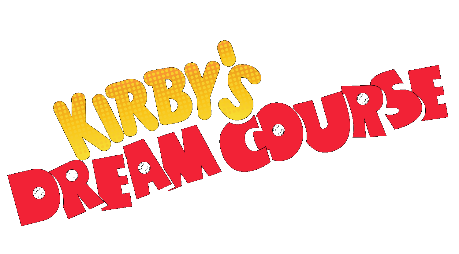 Kirby's Dream Course logo for Super Nintendo